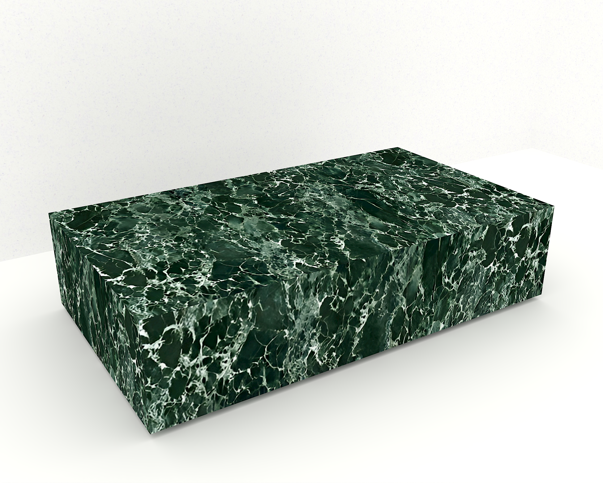 Prada green coffee table  made of sintered stone 3D