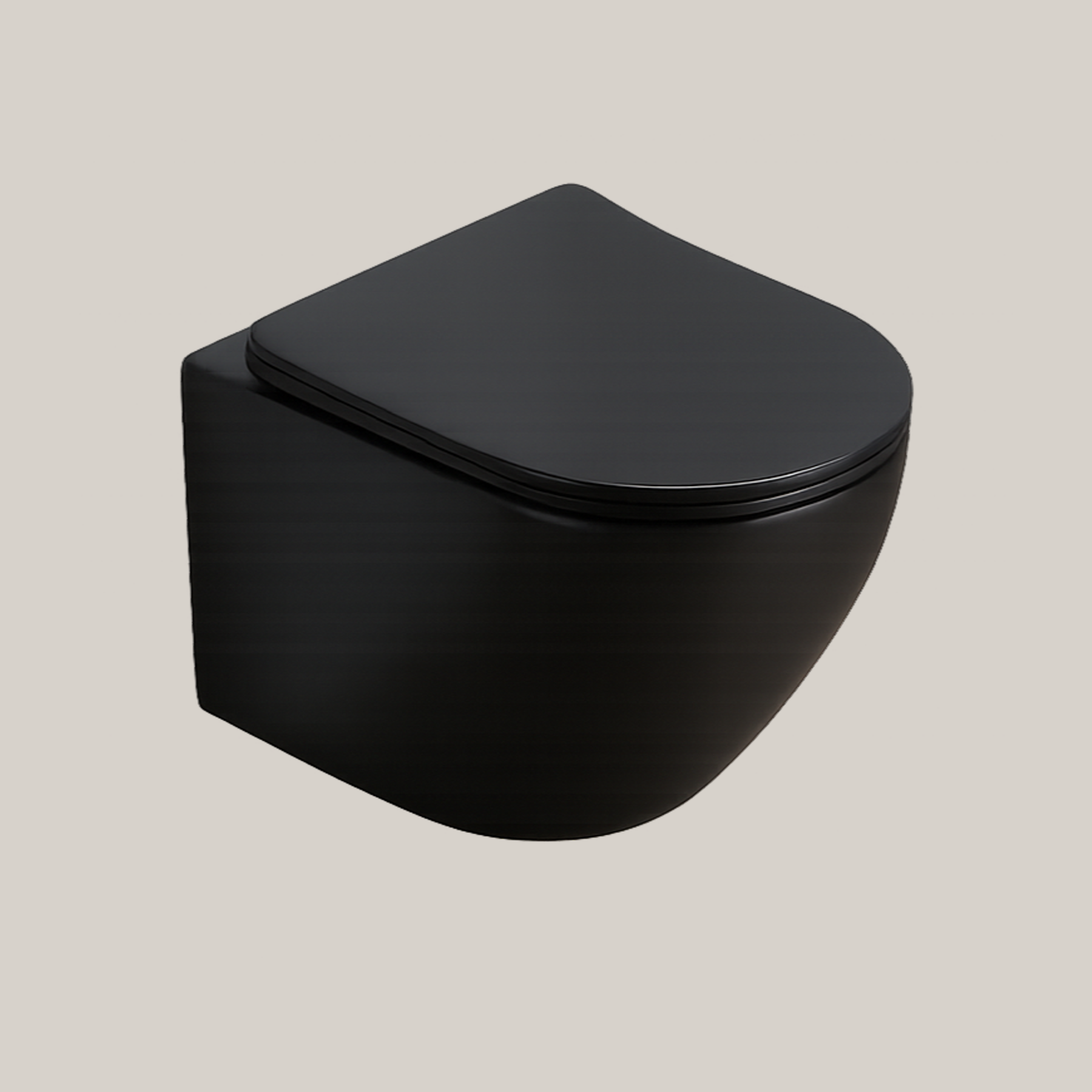 Azure Spain Matt Black WC Water Closet | Modern Spanish Bathroom Furniture 