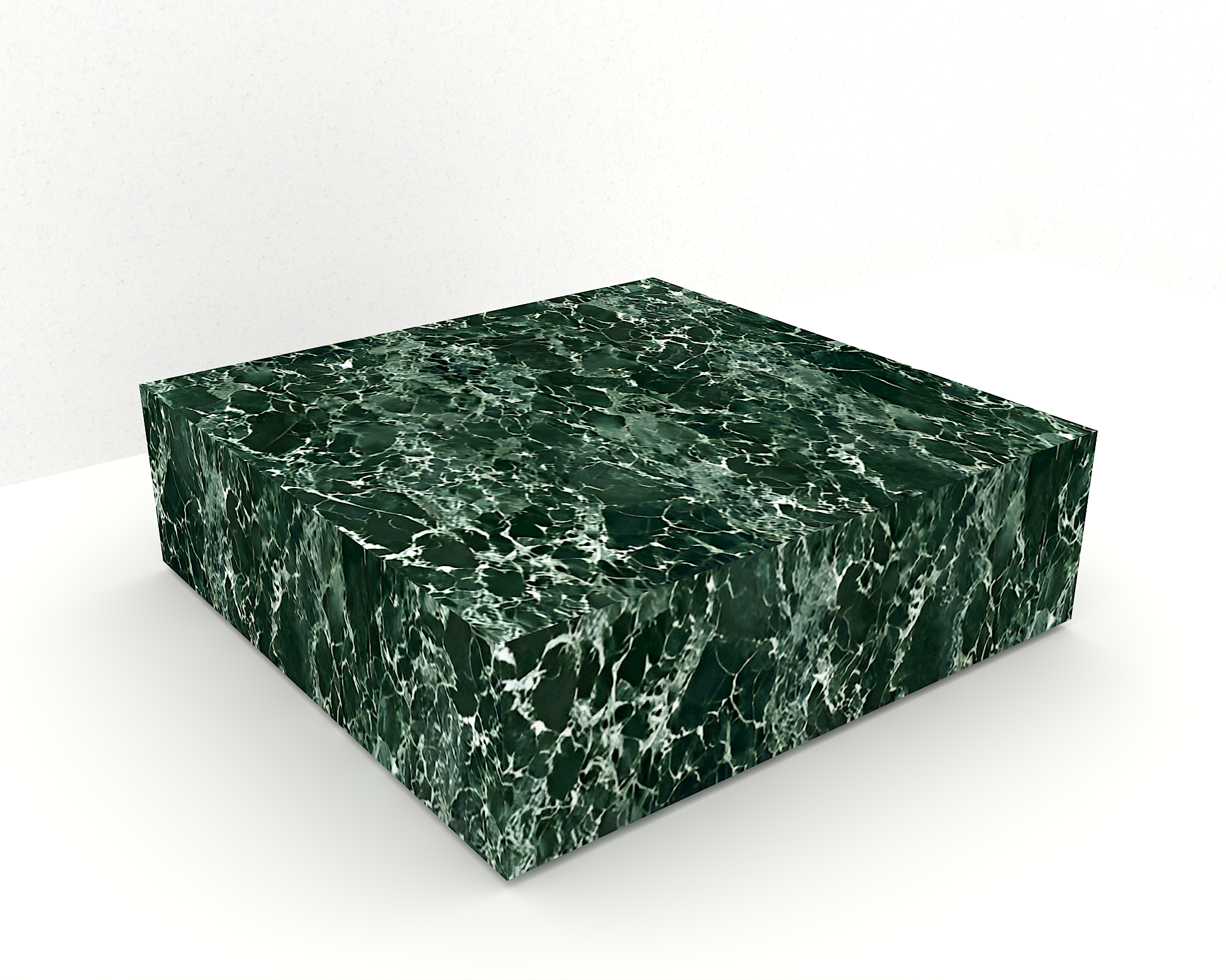 Prada green center table made of sintered stone 3D