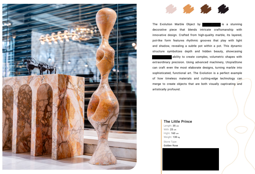 Utopia Stone Decorative Object Real