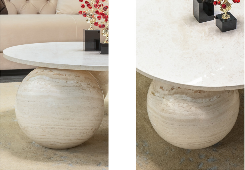 Pluto Coffee Table white Real