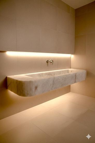 Rounded Marble Basin Counter 2026