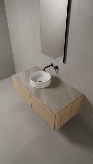 Floating Porcelain Vanity Counter without basin