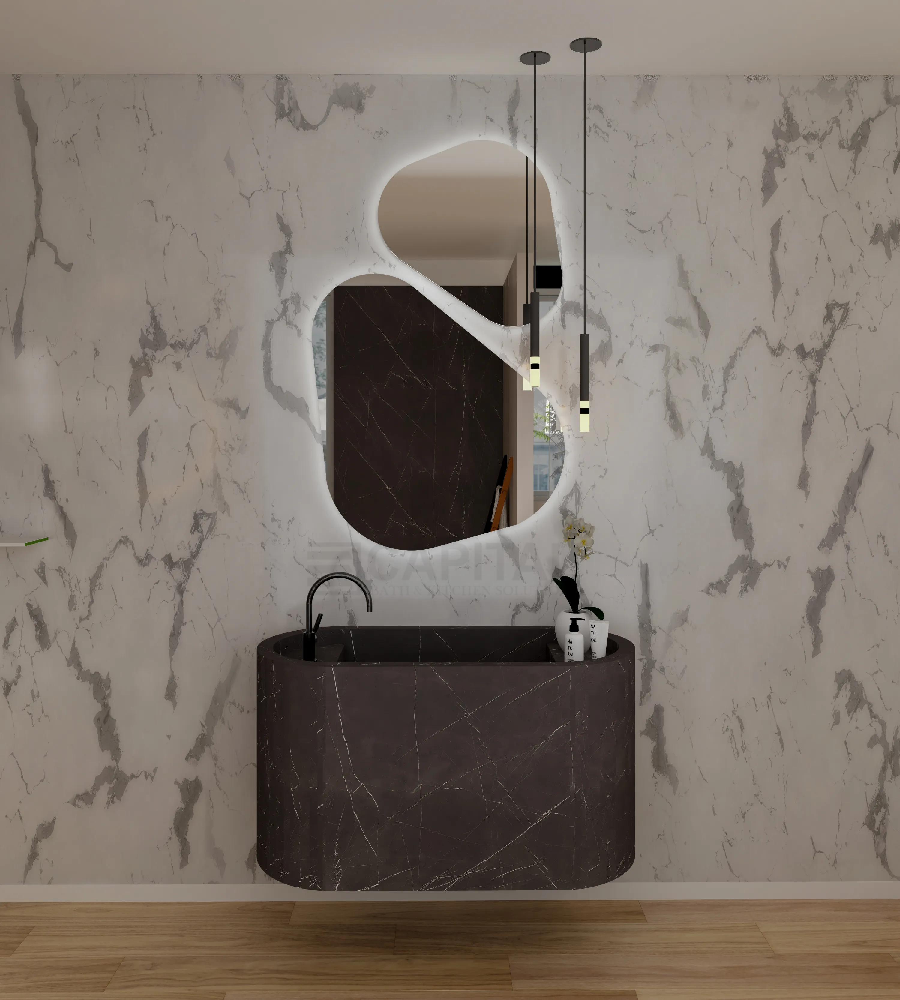 Innovative Porcelain Counter Design Concept