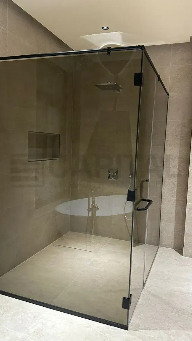 زجاج دش مفصلي