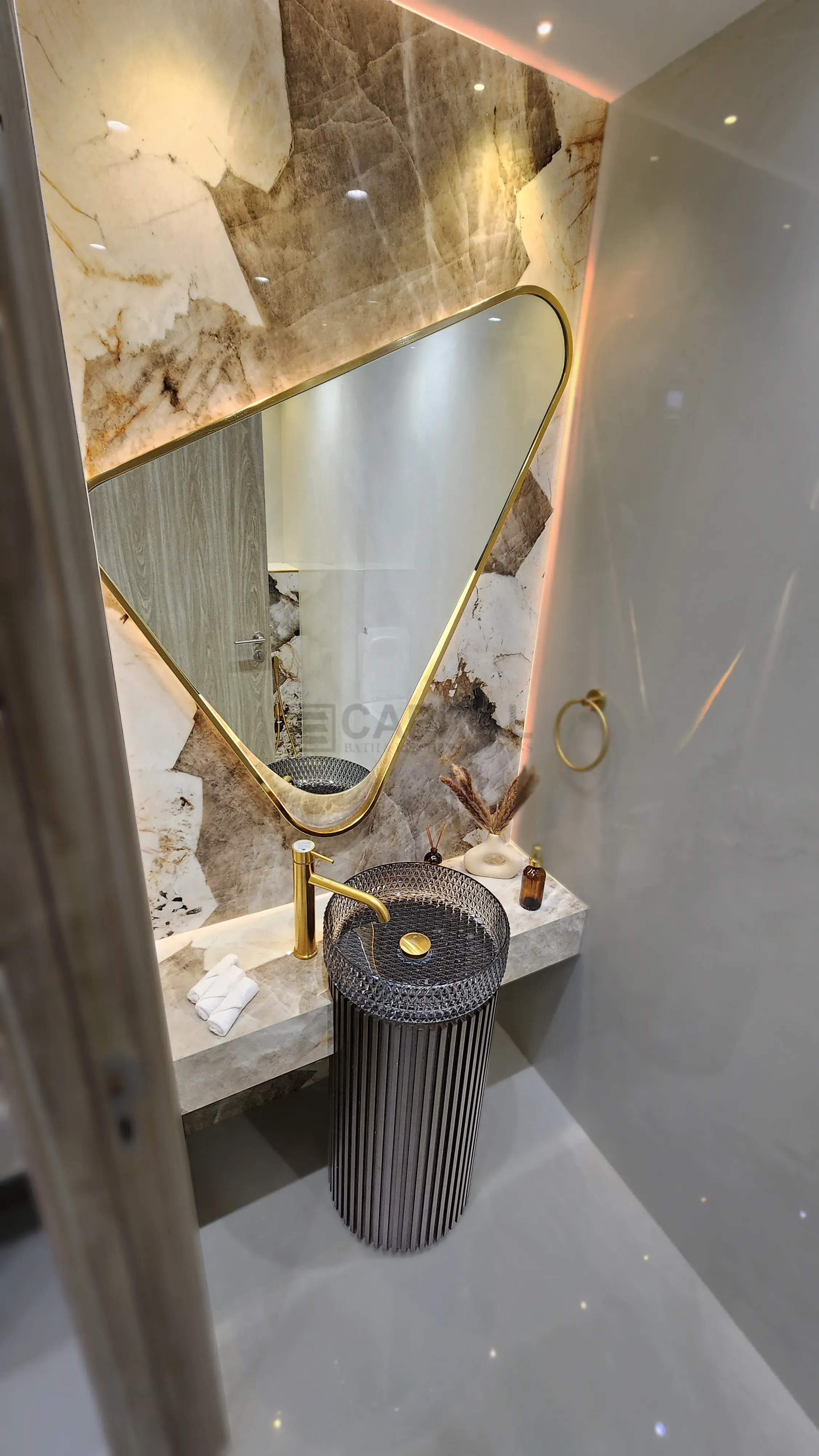 Porcelain Counter Modern Series Axis