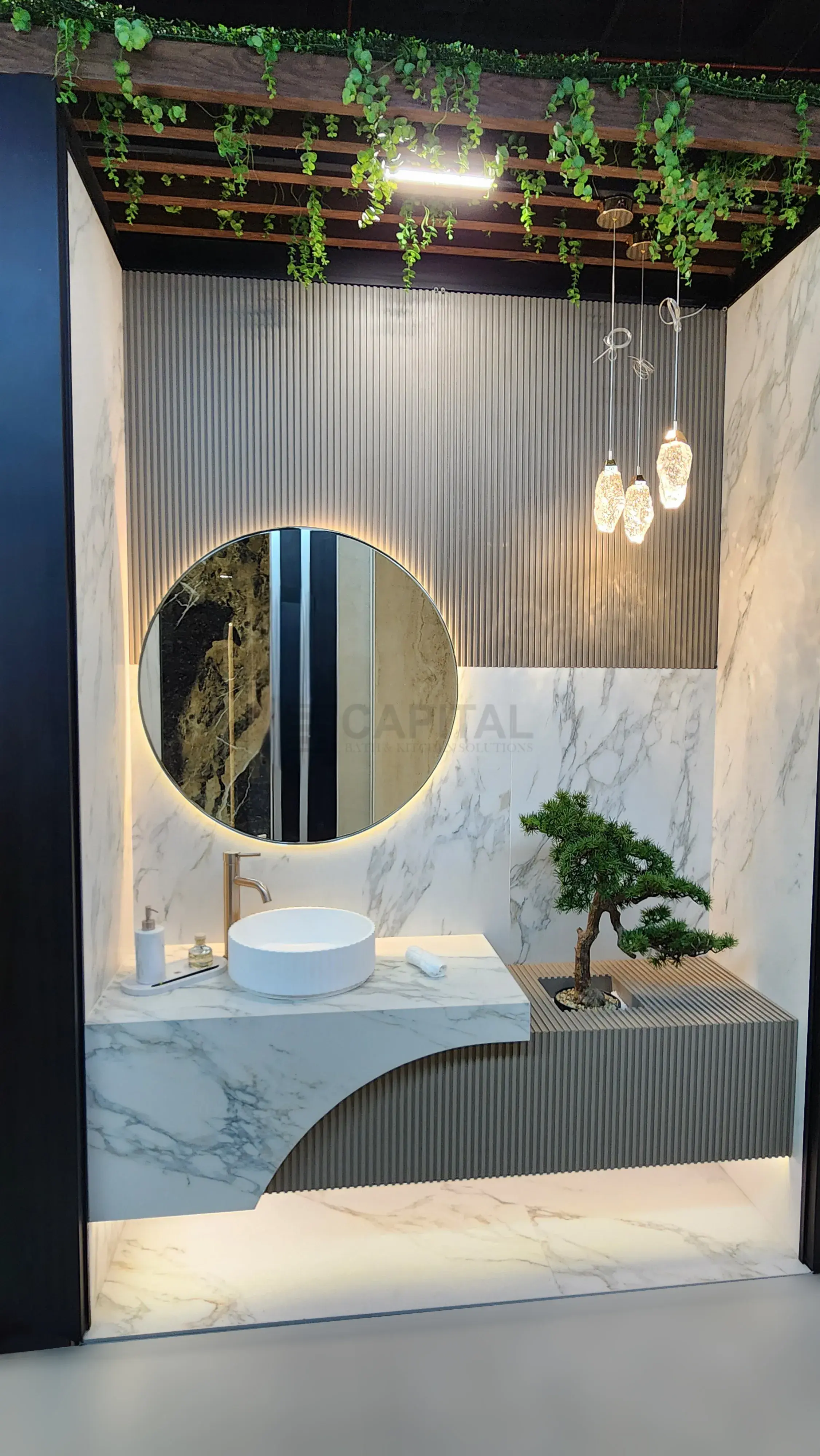 Porcelain Counter LUXE Series Milano Gold