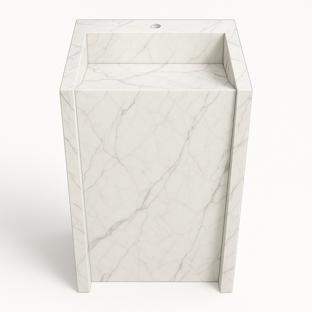 Free Stand Alone Design Basin With Porcelain