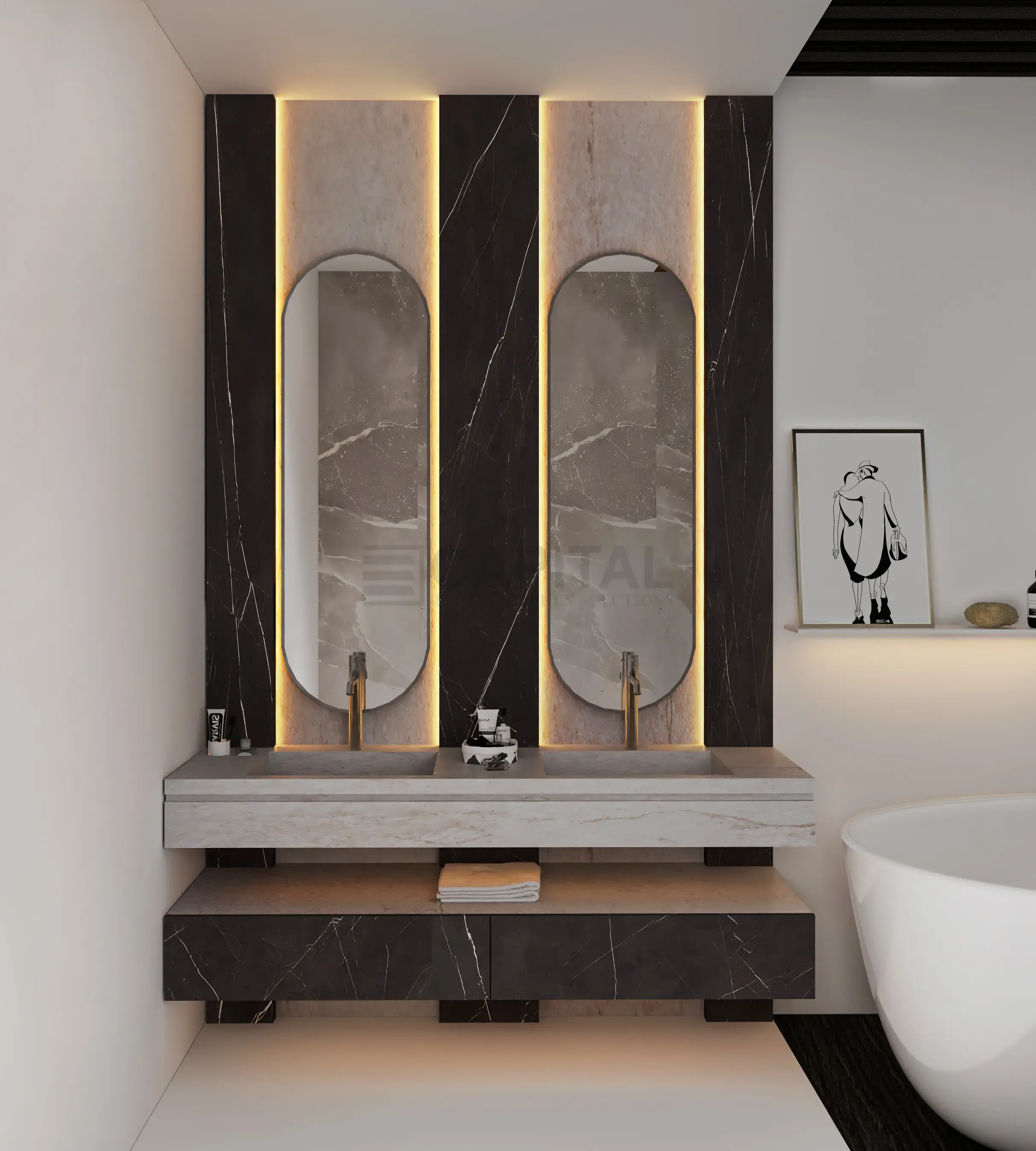 Innovative Porcelain Counter Design Concept