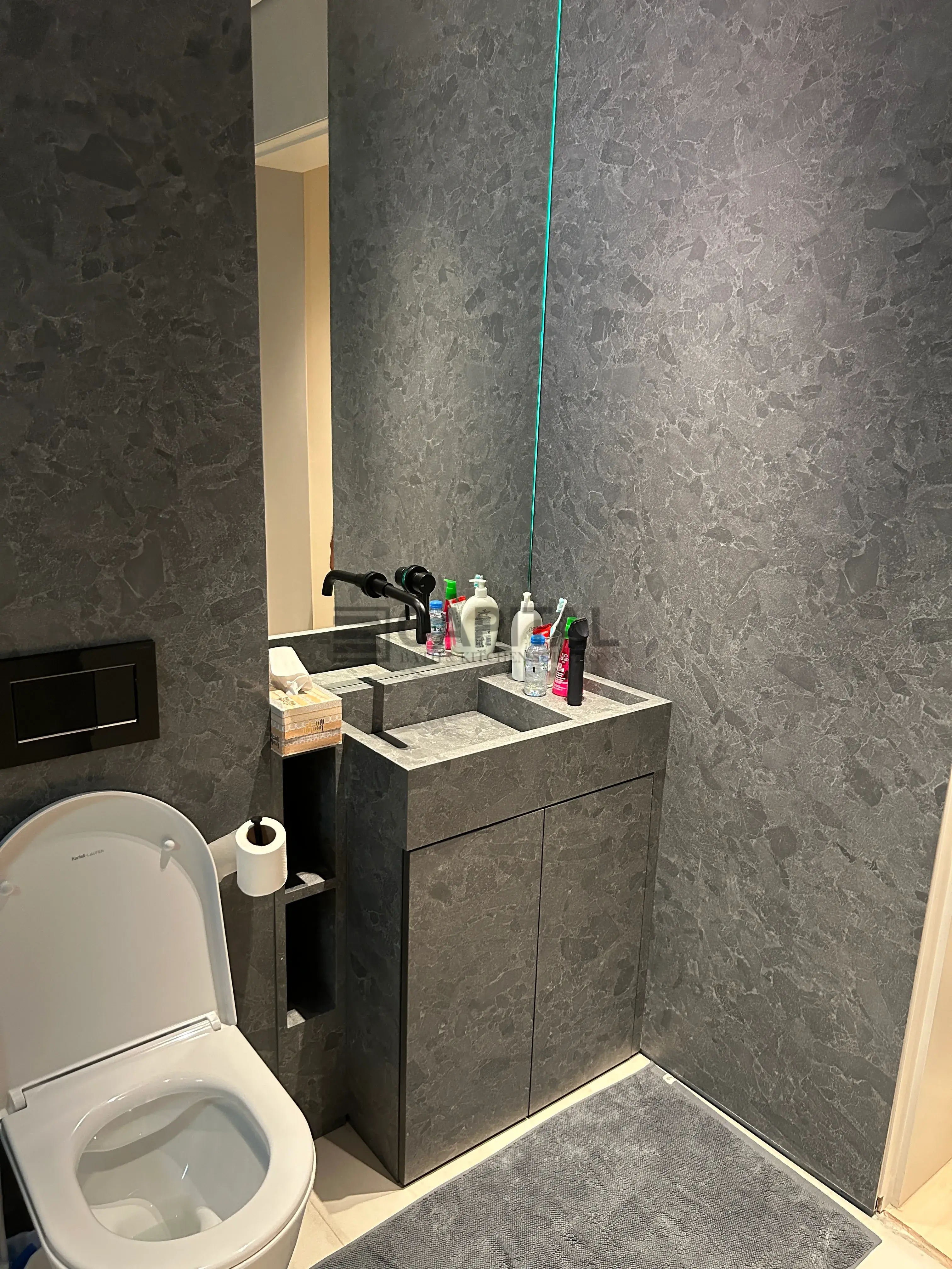 Porcelain Counter Modern Series Urban Mist