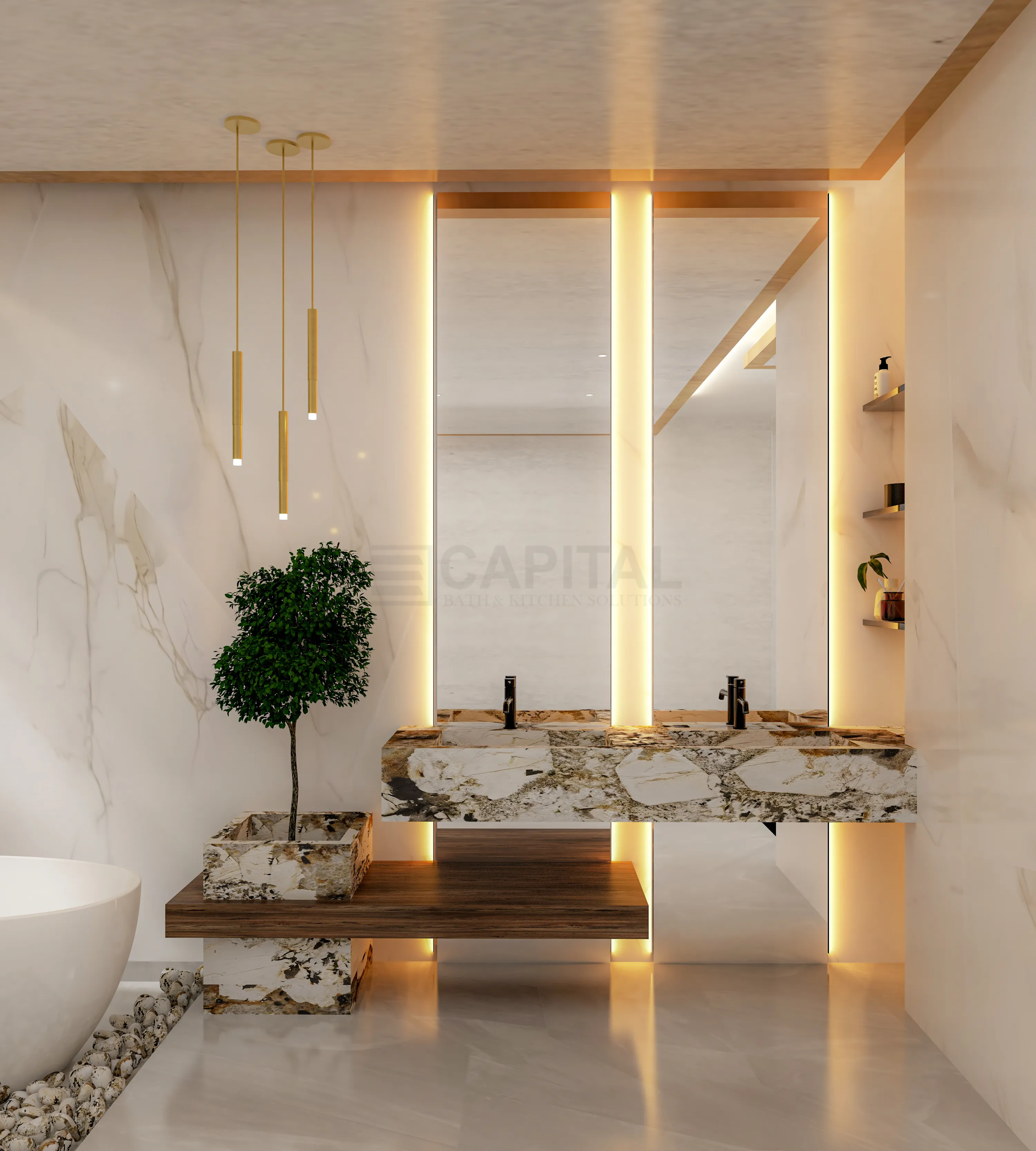 Innovative Porcelain Counter Design Concept