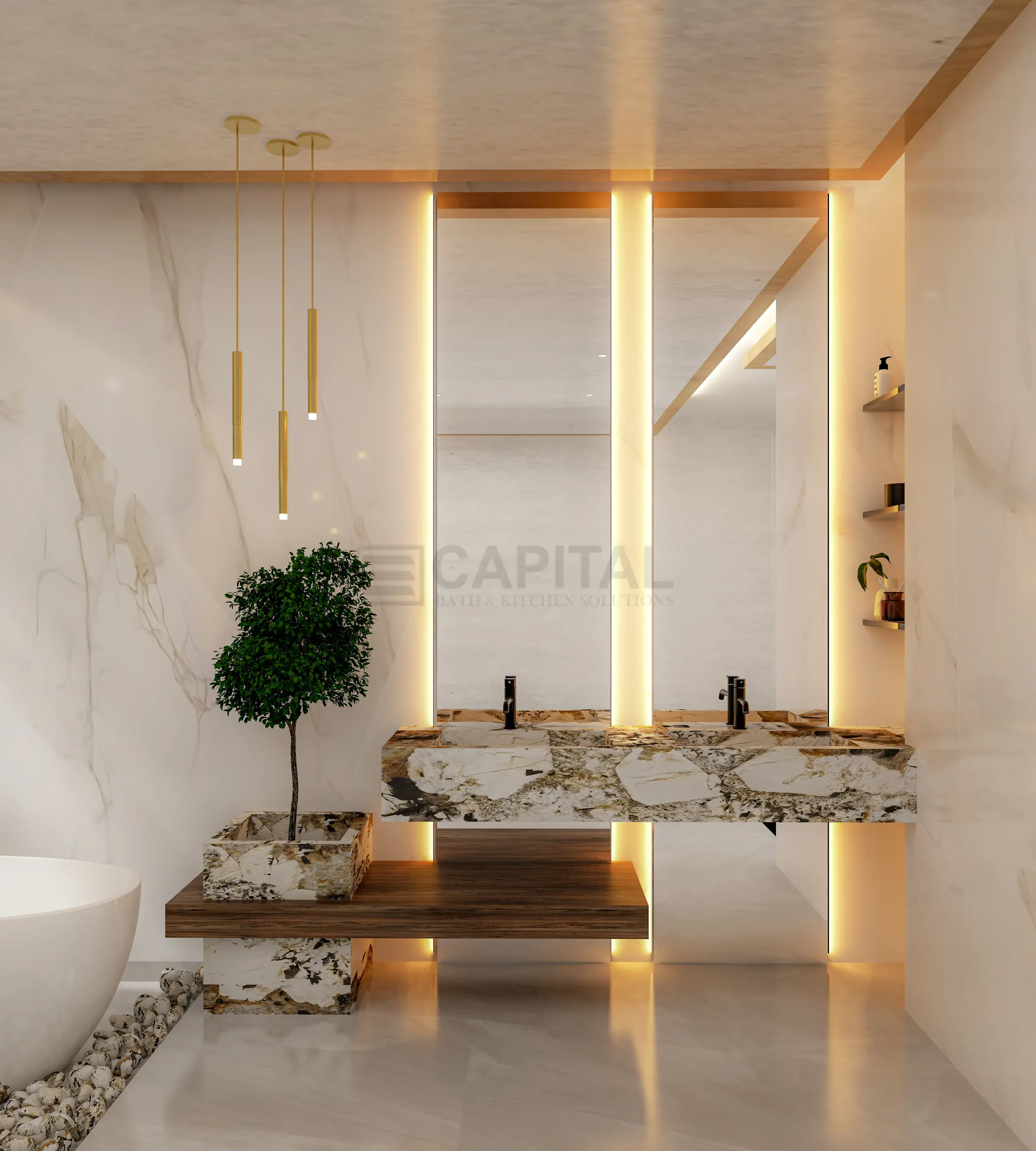 Innovative Porcelain Counter Design Concept