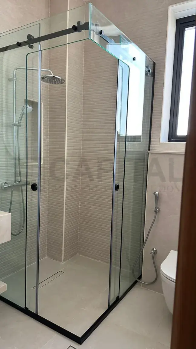 زجاج دش منزلق