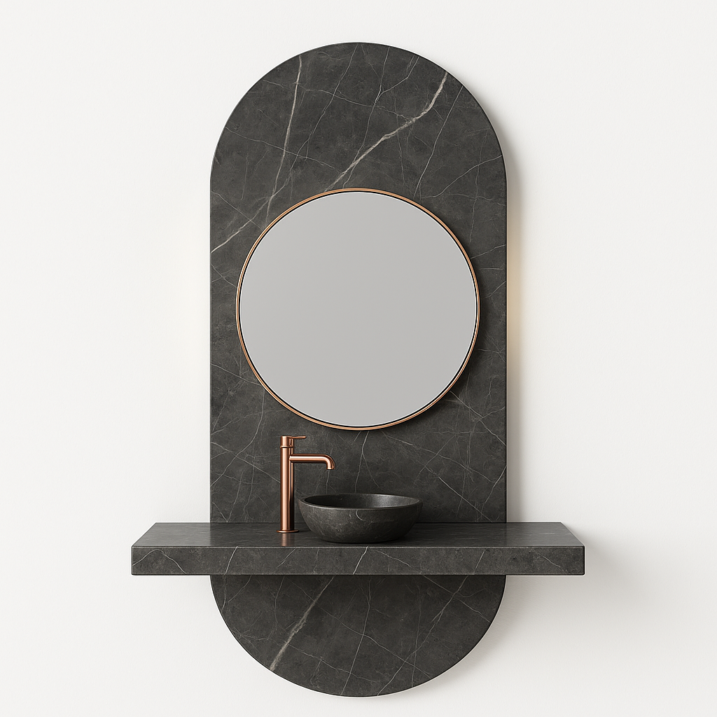 Arch Shape with Top Couner - Porcelain