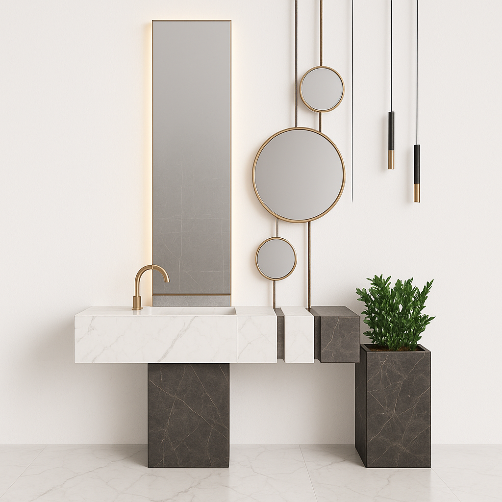 Floor Stand Counter Modern Concept