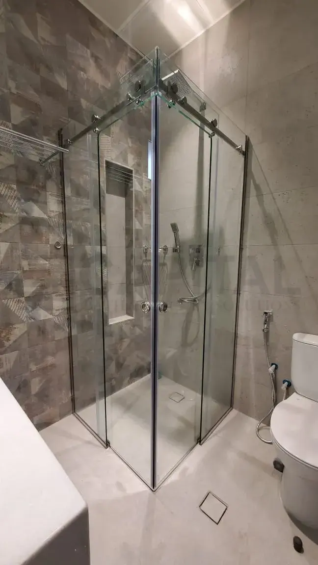 زجاج دش مفصلي