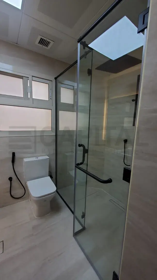 زجاج دش مفصلي