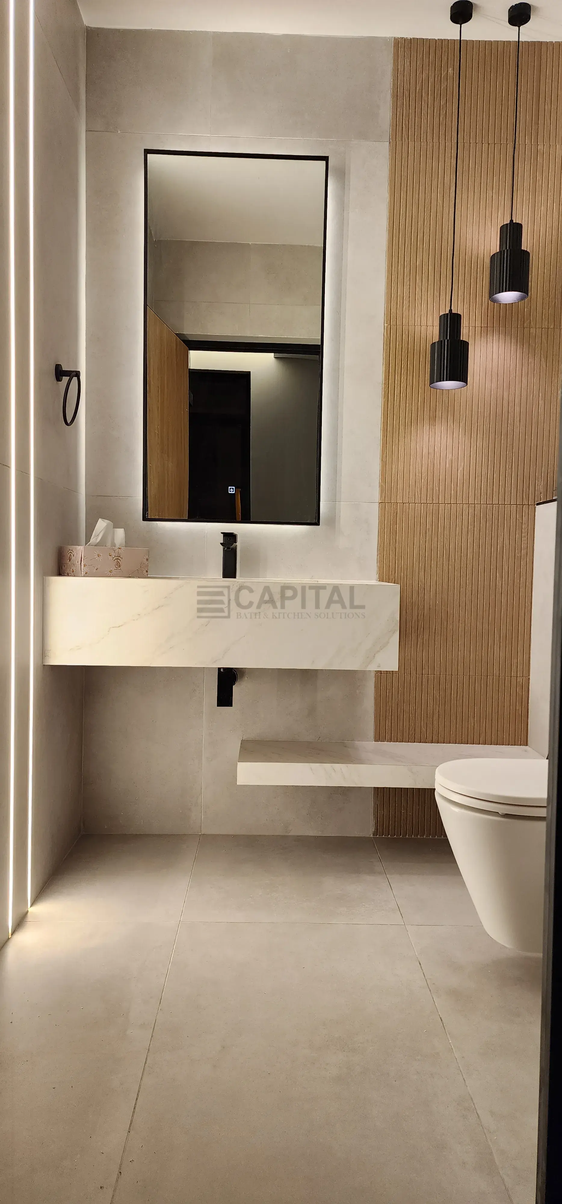 Porcelain Counter Modern Series Pure Line