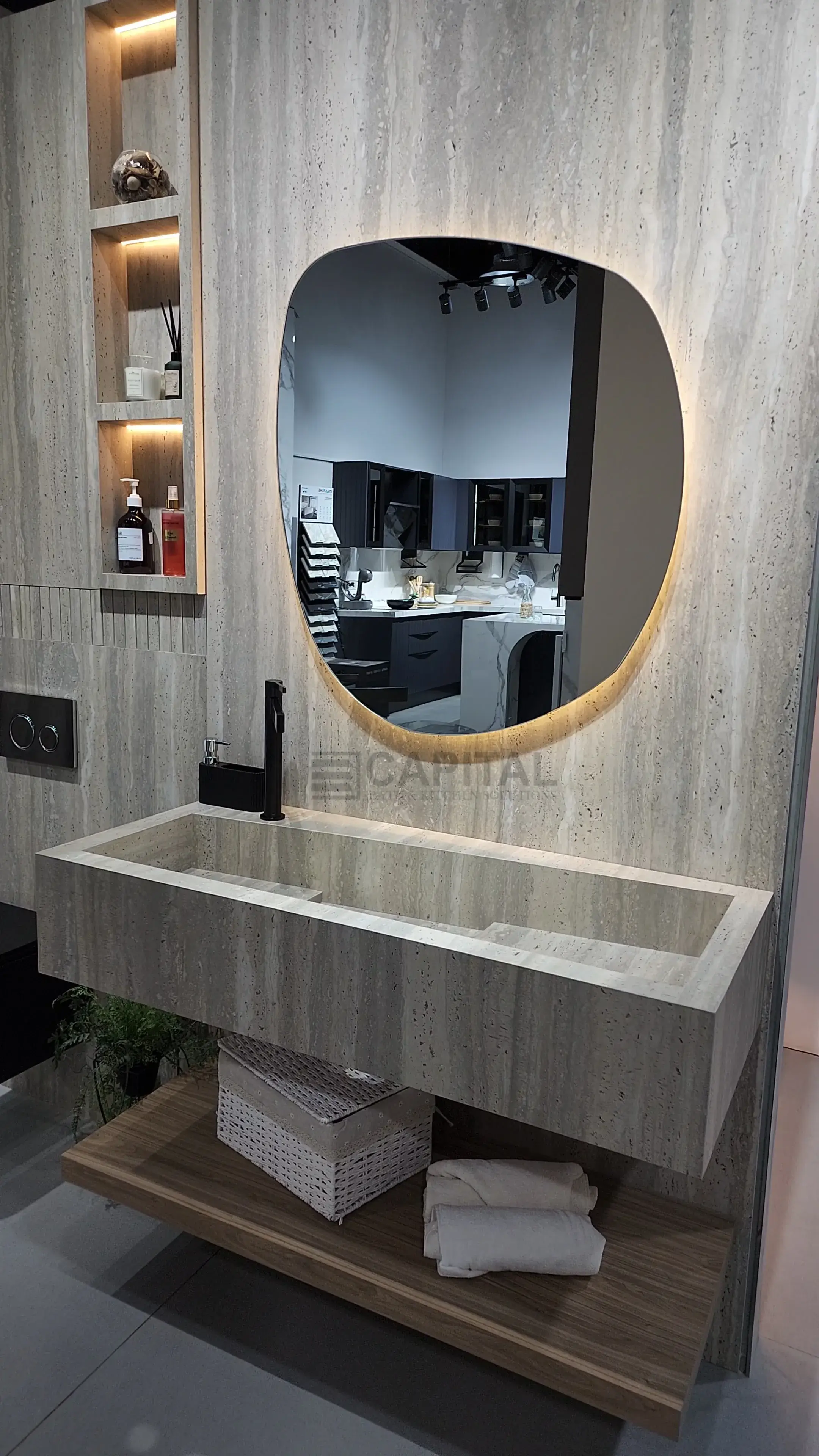 Porcelain Counter Modern Series Urban Mist