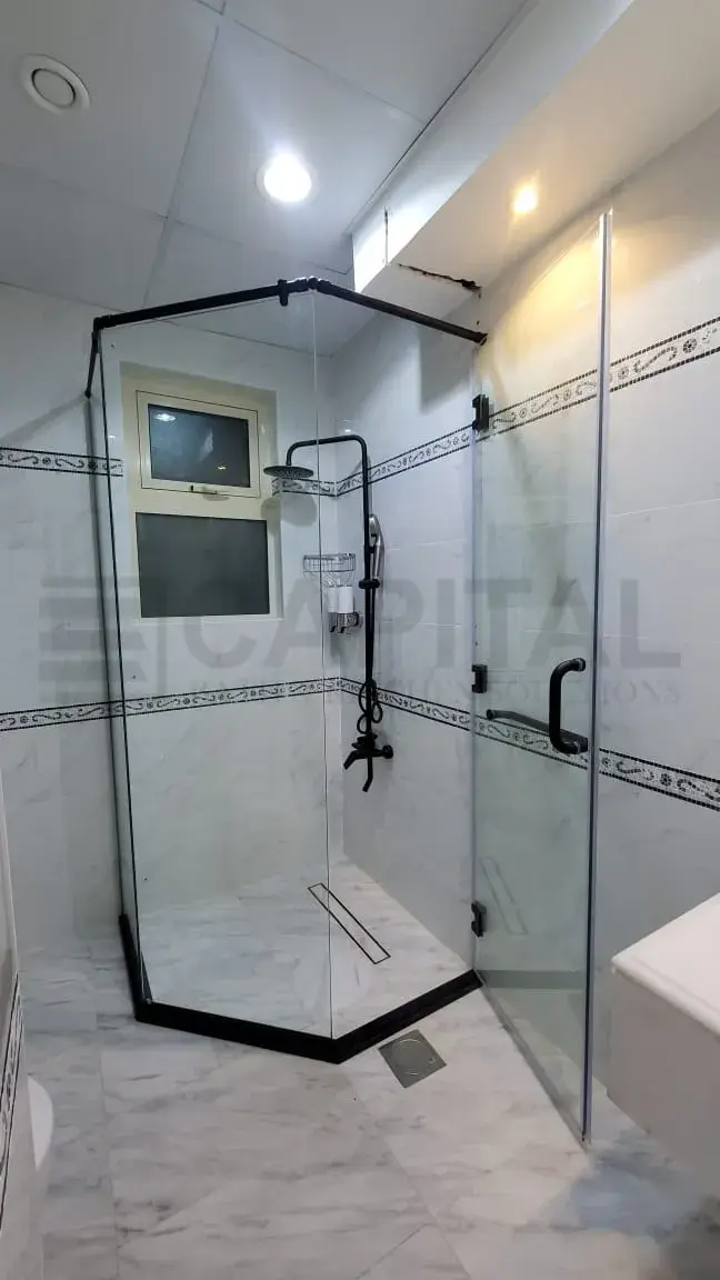 زجاج دش مفصلي