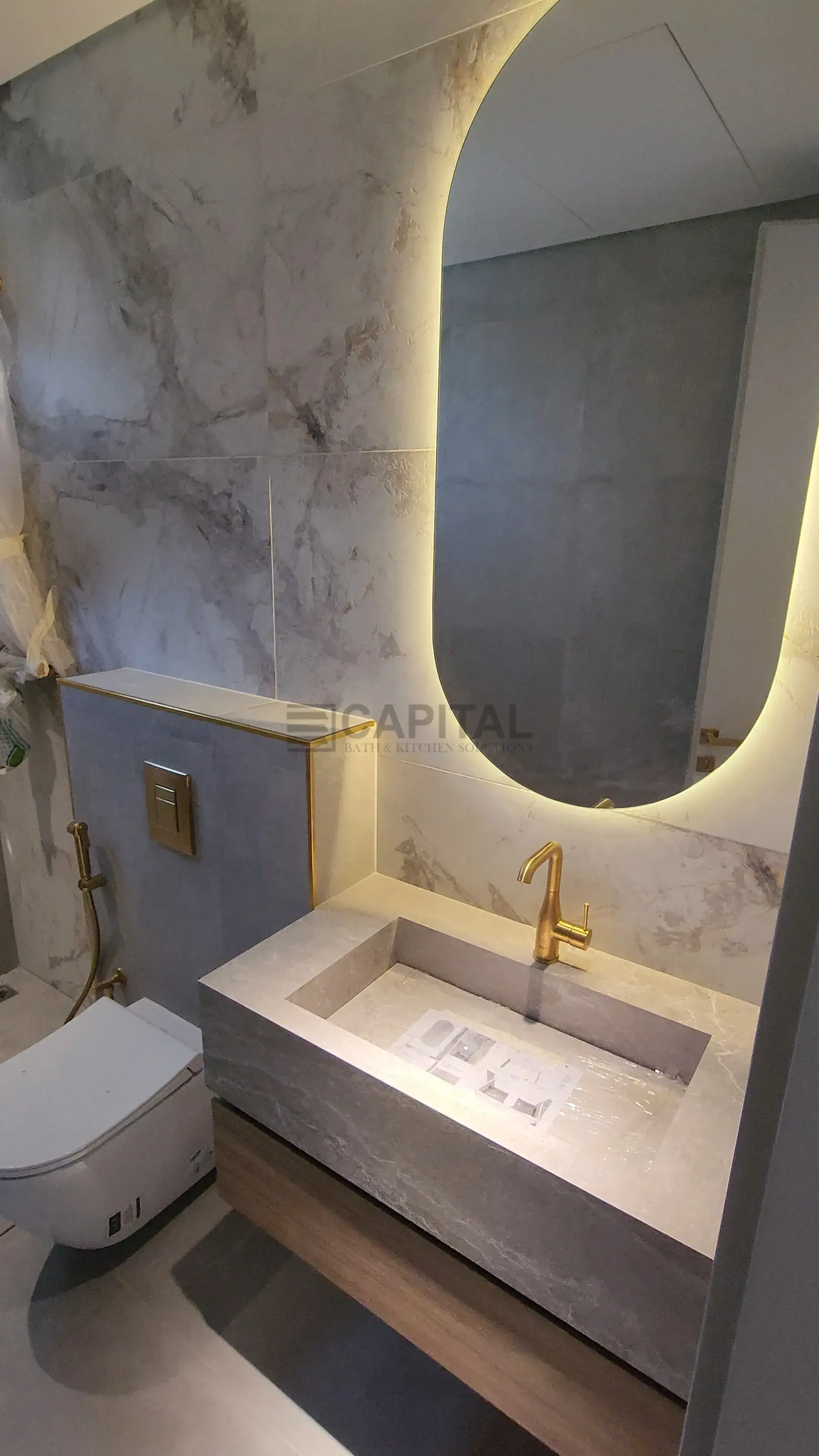 Porcelain Counter Modern Series Pure Line