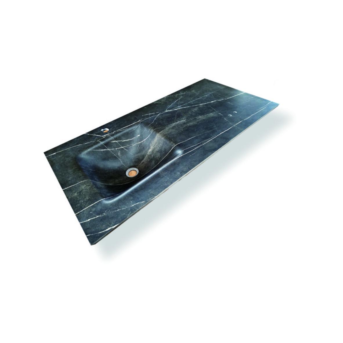 Rounded Square shape left side single sink