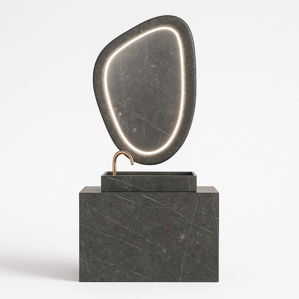 Porcelain Counter With Base Design