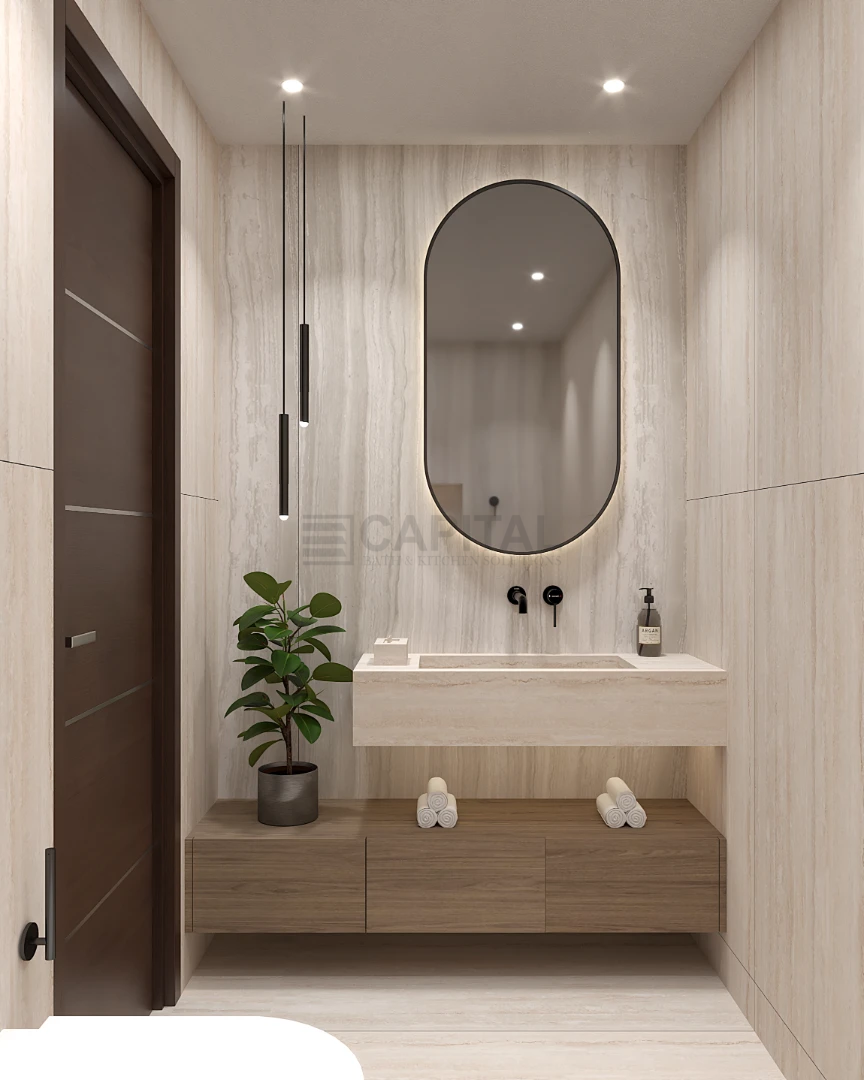 Modern Guest Porcelain Bathroom with Elegant Design & Smart Features 