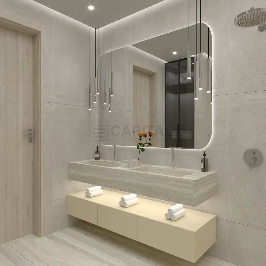 Luxury Modern Bathroom Vanity & Bathtub Set Sleek Design, Premium Materials