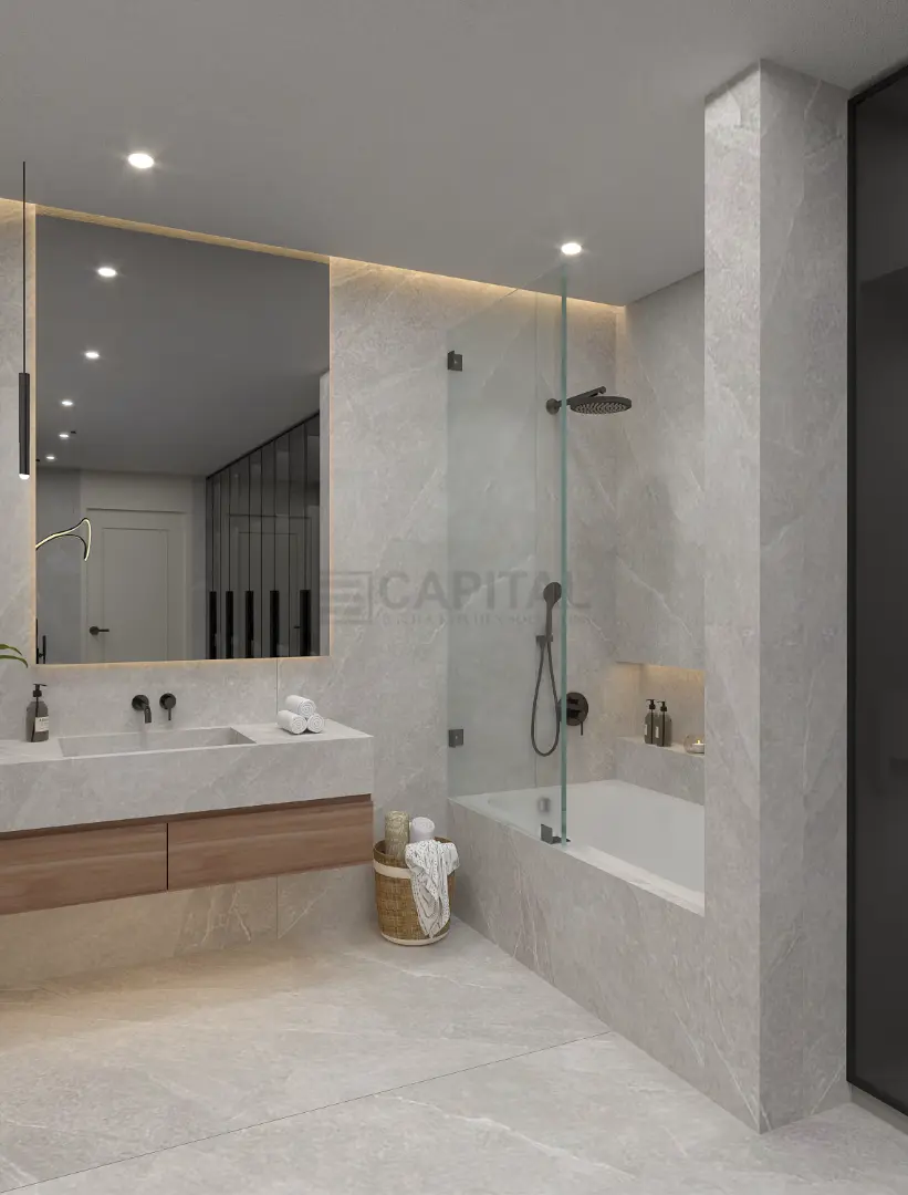 Contemporary Kids' Bathroom: Durable Design & Smart Spaces