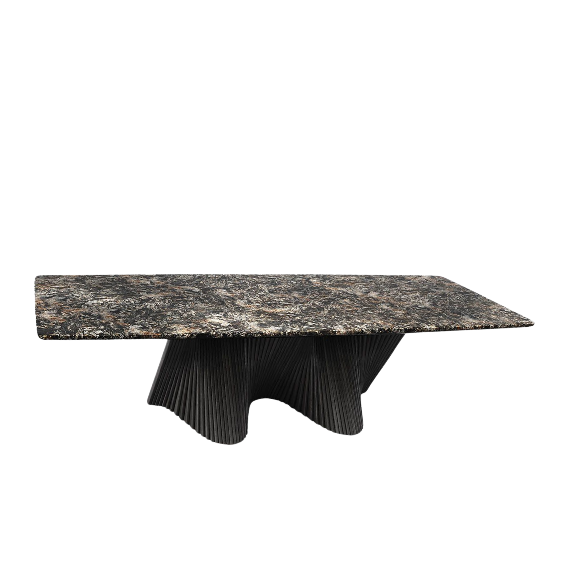 Luxury Marble Dining Table with Sculptural  3D